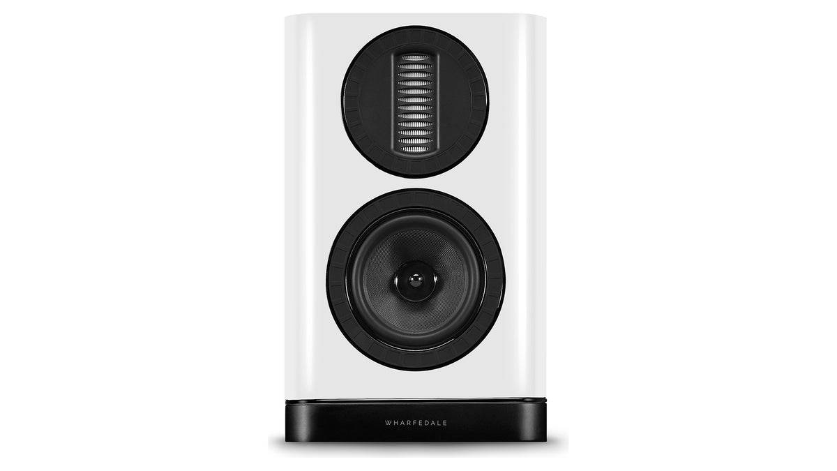 Wharfedale Aura 1 Bookshelf Speakers Piano White view