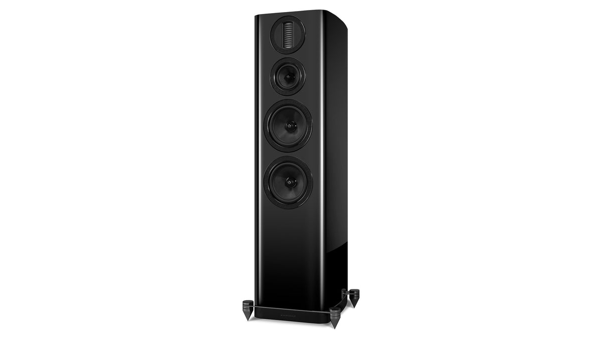 Wharfedale Aura 4 Floorstanding Speakers Piano Black view