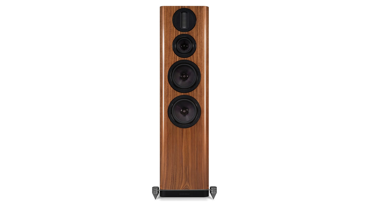Wharfedale Aura 4 Floorstanding Speakers Piano Walnut view
