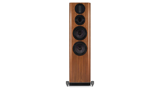 Wharfedale Aura 4 Floorstanding Speakers Piano Walnut view