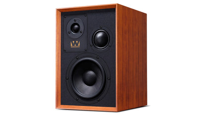Wharfedale Super Denton Bookshelf Speakers Red Mahogany view