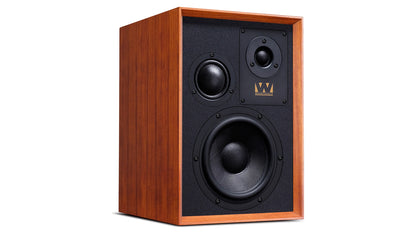 Wharfedale Super Denton Bookshelf Speakers Red Mahogany view
