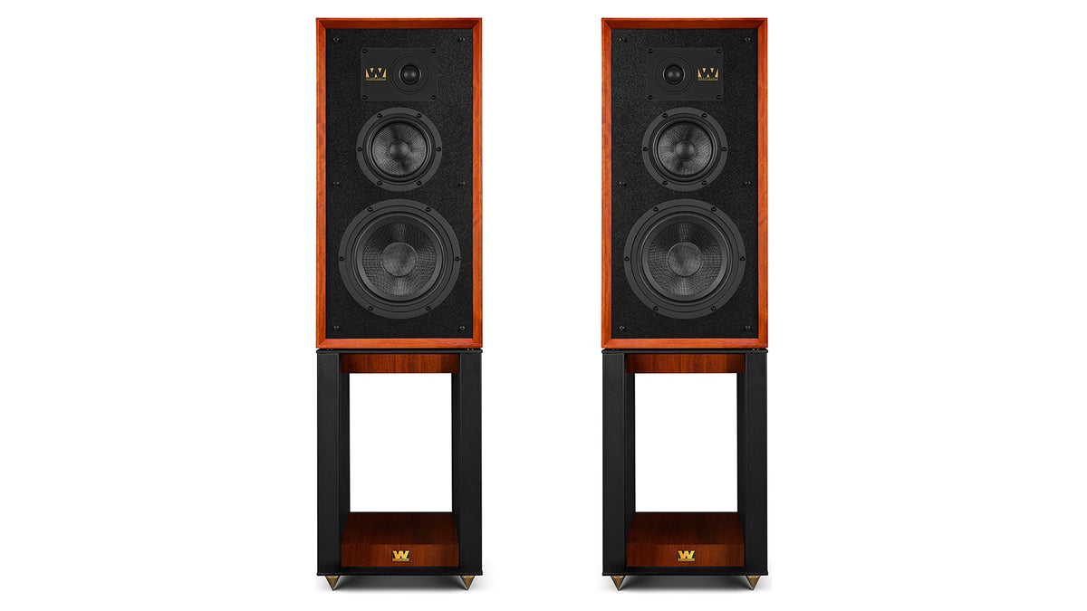 Wharfedale Super Linton Bookshelf Speakers Red Mahogany view