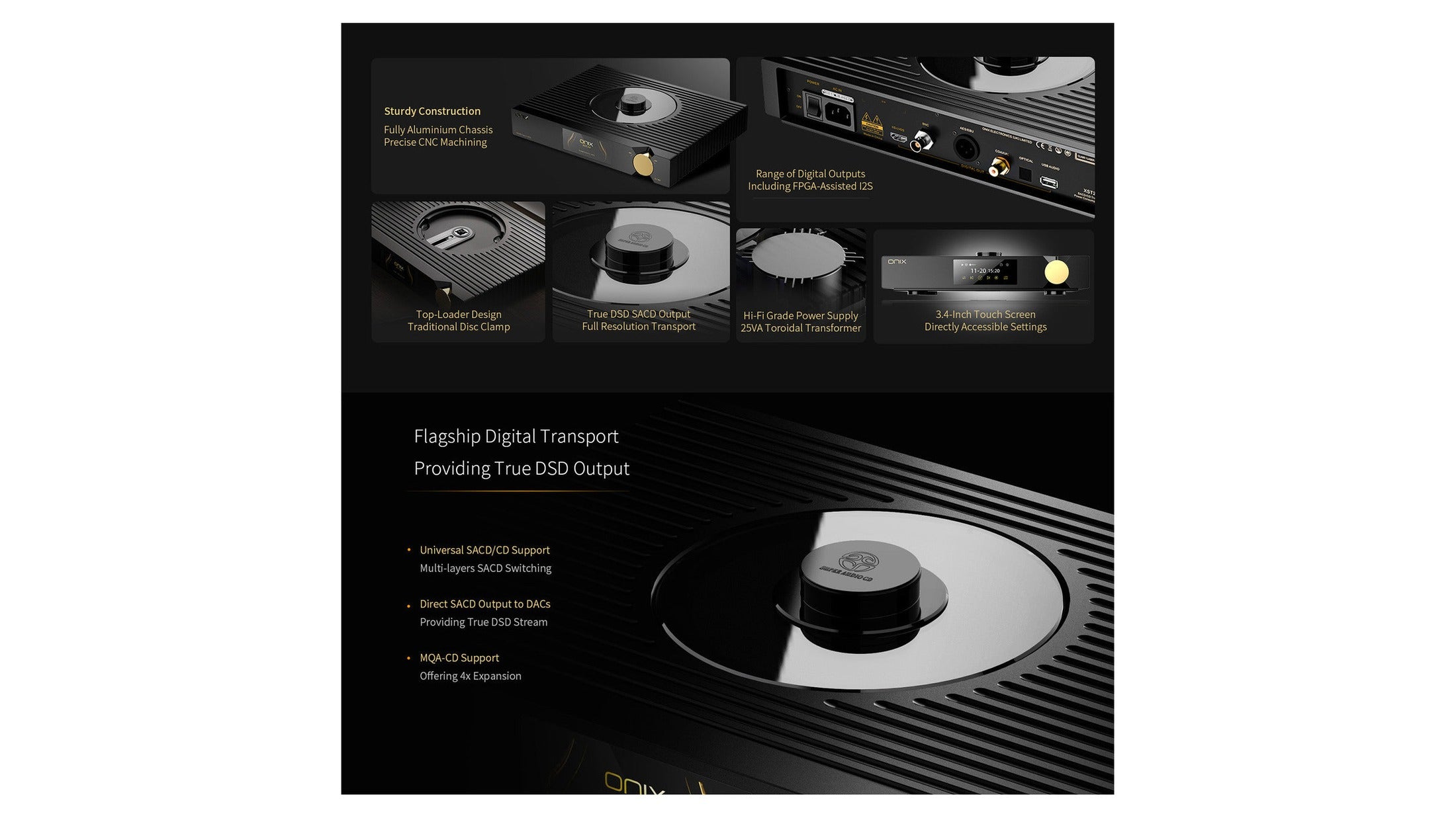 ONIX Zenith XST20 SACD Transport | All Elite Audio
